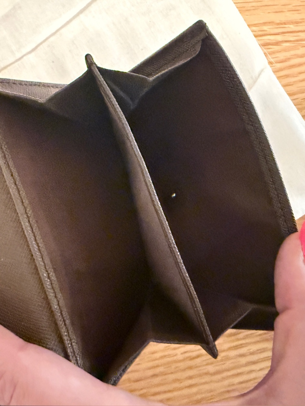 Burberry Nova Check Canvas Wallet Brown Leather Snap Closure - Picture 9 of 9